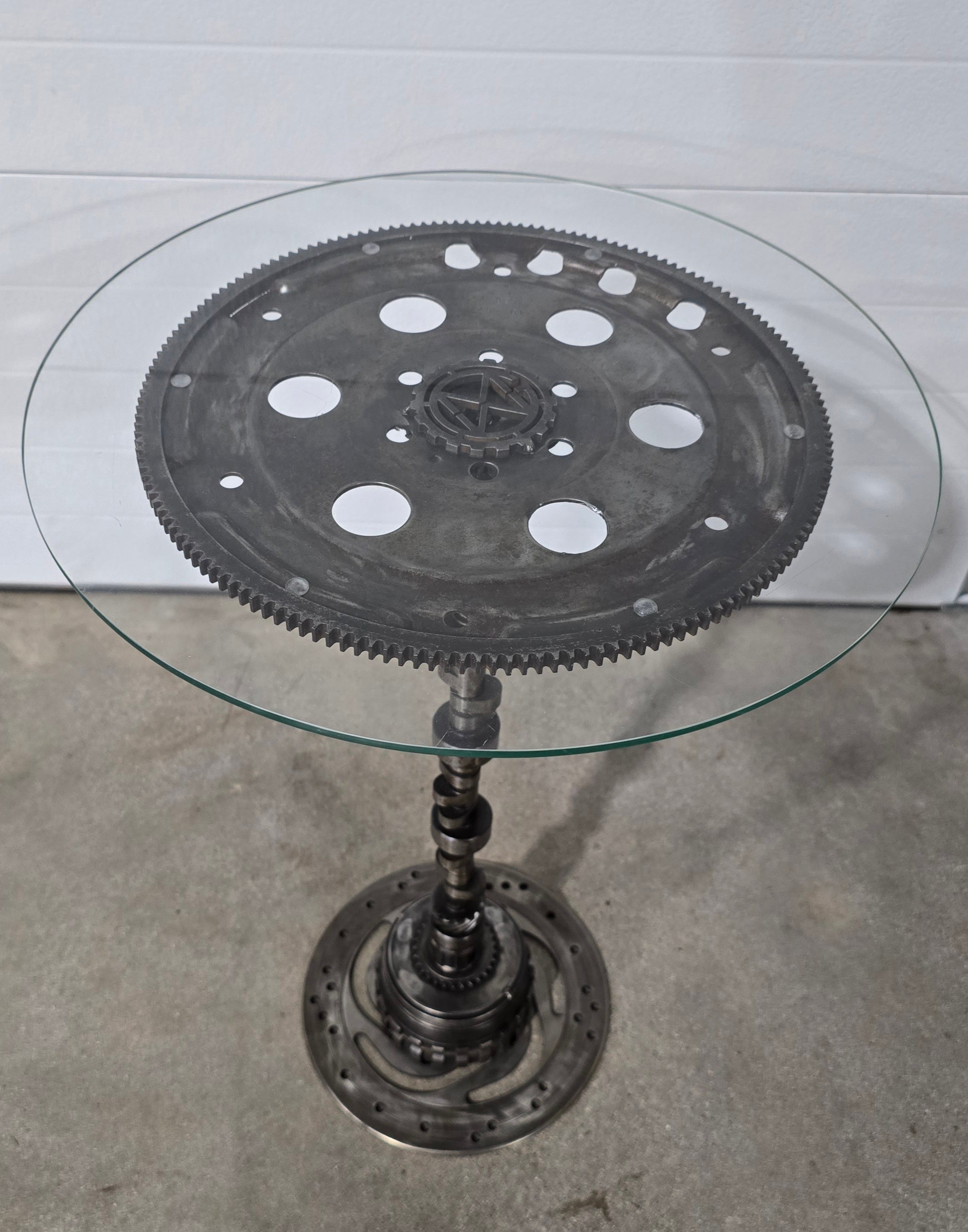 Fly Wheel Table