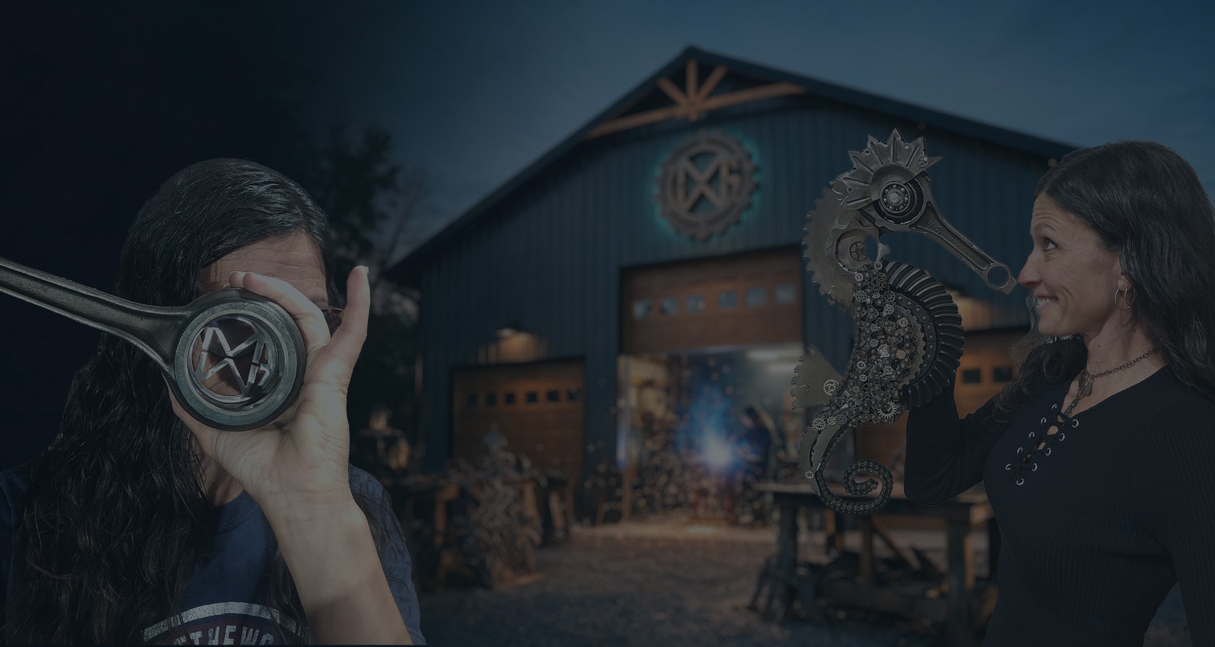 Inside the Metalwood Garage workshop